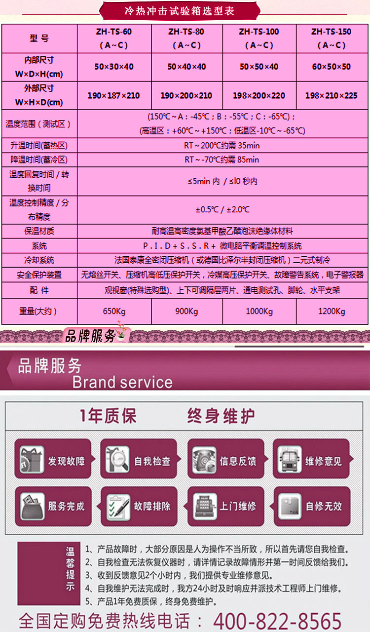 三箱移動式冷熱衝擊蜜桃视频黄色网站選型表介紹